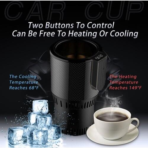 2019 Smart car hot and cold cup Home office travel heating insulation electric mini refrigerator Fishing Camping dfdf
