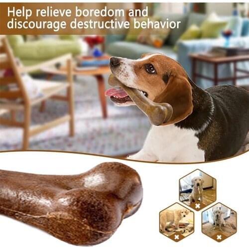 2021 Favor Crystal Leather Pressing Bone Durable Leather Cowhide Bone Teeth Clean Stick Dog Treats Bone Pet Accessories Supplies