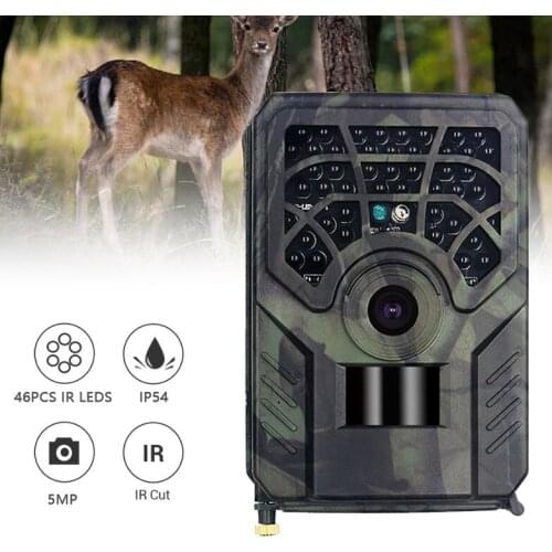 720P Hunting Camera Wild Animal Detector Support Night Vision Video Monitoring Wildlife Infrared Heat Sensing Traps Track