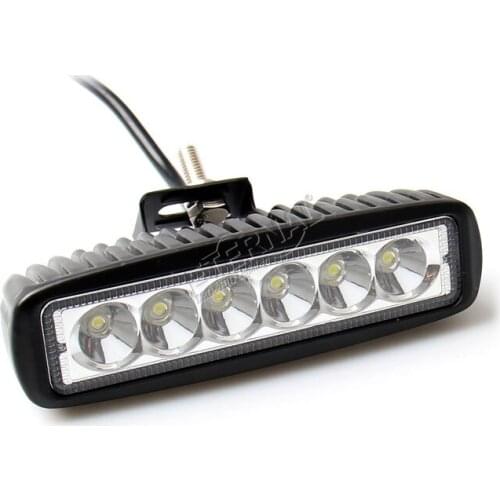 Free ship 4pc 18W light bar led work lights Universal fog lamps running lights for cars auto motorcycle semi truck trailer ATV