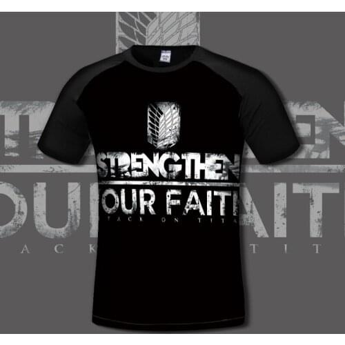 Free shipping Anime Attack on Titan Cosplay Summer Casual Fashion Full-Color MEN&WOMEN Short-Sleeved T-shirt