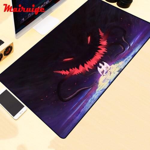 Mairuige Scary Smiley Mouse Pad Large XXL Non-Slip Mousepad PC Gaming Accessories Laptop Desk Mat Computer Keyboard Table Pad