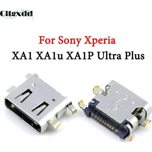 Cltgxdd 1pcs USB Type-C Charging Port For Sony Xperia XA1 XA1U XA1Plus Ultra Plus Flex Cable Dock Connector