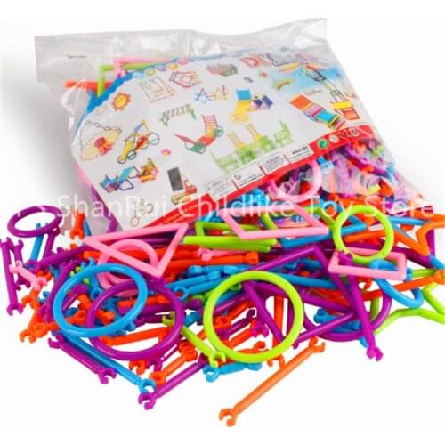 Children educational building blocks ABS magic stick construction kid toys