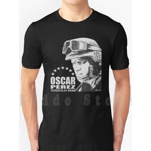 Oscar Perez Heroe Venezuelan 7 Stars Shirt Tee Resistance T Shirt Cotton Men Diy Print Cool Tee Venezuela Venezuela Venezuela