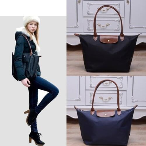 Famous Brand Women Bags Shoulder Bag School Handbags Waterproof Nylon Leather Beach bag Designer Folding Tote Bolsa Sac Feminina