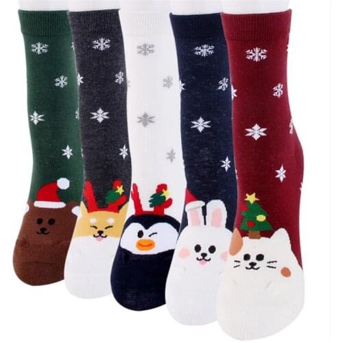 2021 women new years socks warm spring autumn-winter fashion art cotton sock ladies and womans for wedding christmas gift