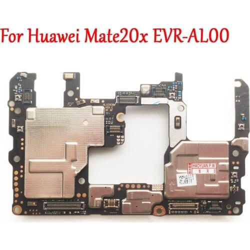 Tested Work Original Unlock Motherboard For Huawei Mate20x Mate 20x EVR-AL00 Mainboard Logic Circuit Electronic Chips