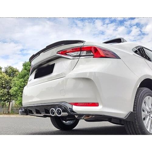 Fit for Toyota Corolla 2020 ABS Rear lip rear spoiler front Bumper Diffuser Bumpers Protector Front bumper lip spoiler