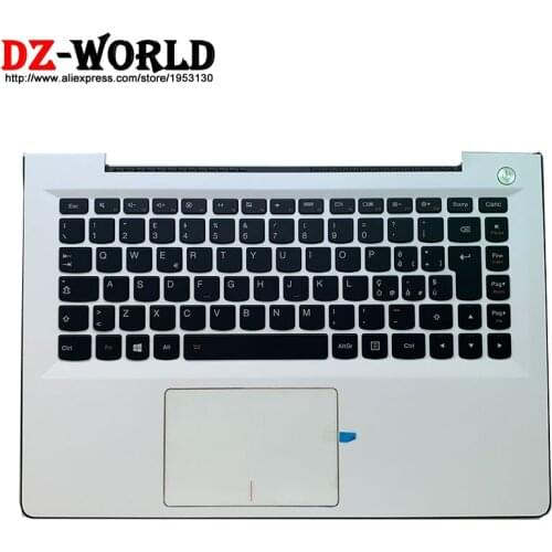 Palmrest Upper Case With Italy Backlit Keyboard Touchpad for Lenovo U31-70 Ideapad 500S-13ISK Laptop C Cover 5CB0J30898