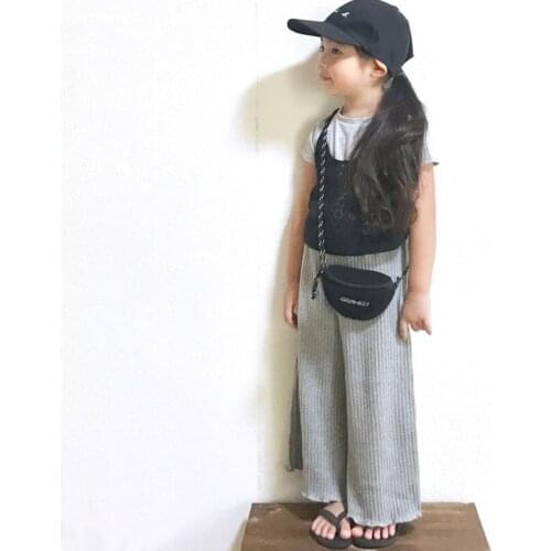 Girls' Loose Wide-leg Casual Trousers Newborn Clothes Baby Pants Toddler Girl Fall Clothes 2021 Newborn Baby Girl Clothes