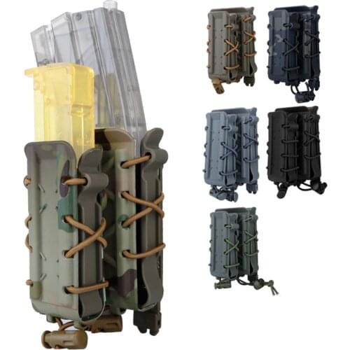 Tactical Magazine Pouch Kit For FOR 7.62/5.56/9MM/45ACP Fast Belt Molle Magazine Combination Pouch Paintball Accessories
