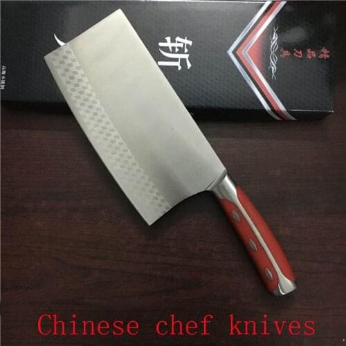 Traditional carbon steel kitchen Accessories knives slicing /chop bone /cutting knife+Chef knives/ Utility Knives Chinese style