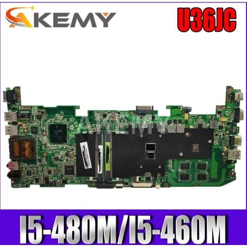 U36JC I5-480M/460M CPU GT310M 1GB N11M-GE2-S-B1 Mainboard REV 2.0 For ASUS U36JC U36J U36 Laptop Motherboard Test 100% ok