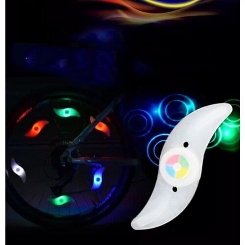Waterproof Bicycle Spoke Light Lighting Mode LED Bike Wheel Light Easy To Install Bicycle Safety Warning Light with Battery
