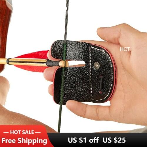 Hot sale Archery Bows and Arrows Open-palm Finger Guard Protector for Hunting Outdoor Sports
