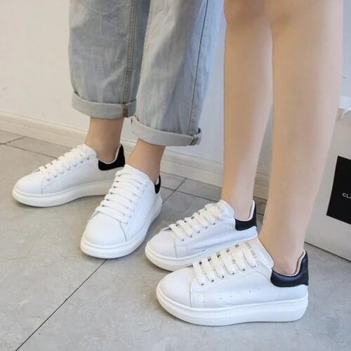WOMEN SNEAKERS SHOES 2021 FASHION ICCLEK HOT SALES COMFORTABLE BREATHABLE WHITE LOVERS SHOES CASUAL SHOES