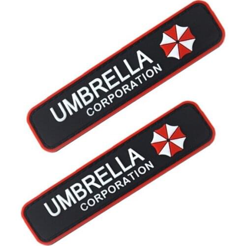 Umbrella Company PVC Emblem Hook Fastener Patch Velcro Military Tactical Iron On/Sew On Patches Badge for Backpacks Hat Uniforms