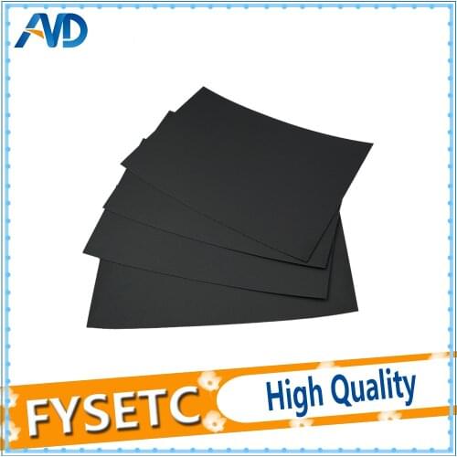 10 pcs*CraftBot XL 3D Printing Build Surface 300 x 200mm Black 8x12 Inch Stick Heated Printing Bed Tape For Prusa i3