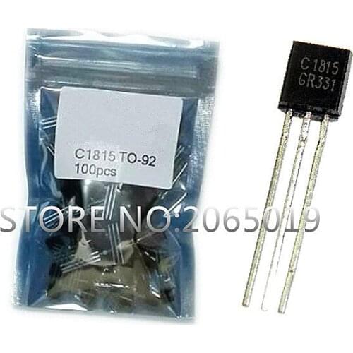 100PCS 2SC1815 C1815 0.15A/50V TO-92 Triode