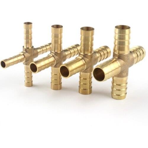 2pc Brass Tube 6~12mm Copper Quick Wire Connector Pneumatic Hose Garden Hose Connector For Garden Aquarium Fish Tank agriculture