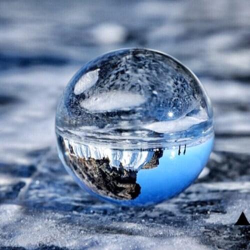 40MM Crystal Ball Quartz Glass Transparent Ball Spheres Glass Ball Photography Balls Crystal Craft Decor Feng Shui