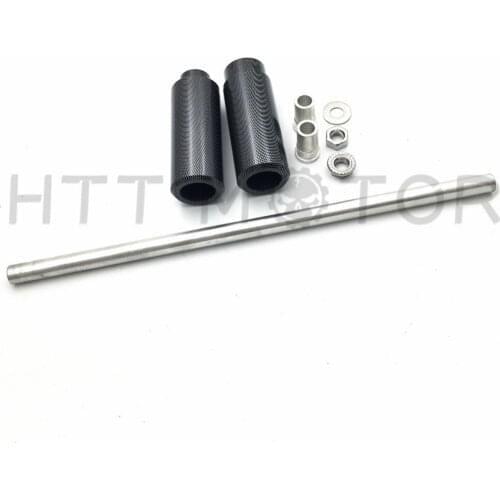 Aftemarket free shipping motorcycle parts No Cut Frame Slider Crash Protector For Suzuki SV650 S SV1000DL650 DL1000 Carbon Fiber