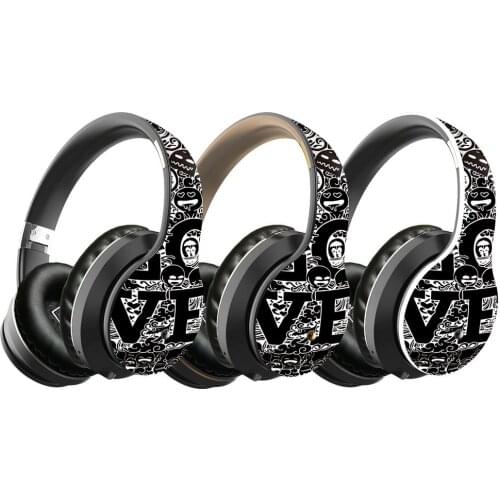 Wireless Bluetooth Headphones Noise Cancelling Headset Foldable Stereo Bass Sound Adjustable Earphones With Mic For PC All Phone