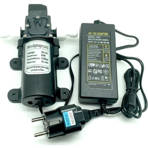 C117 DC 12V mini water pump mist water spray garden sprinkler atomizer power supply