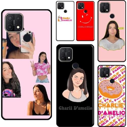 Charli Damelio Donut Phone Case For OPPO A91 A83 A15 A92 A72 A52 A5S A3S F5 F7 Find X3 Pro A5 A9 A53 A31 2020