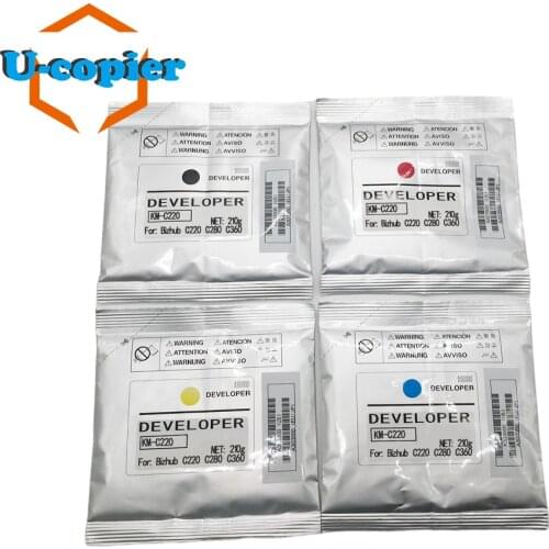 DV311 New Developer Powder CMYK Compatible For Konica Minolta Bizhub C220 C280 C360 220 280 Copier Developer Iron Powder 210g