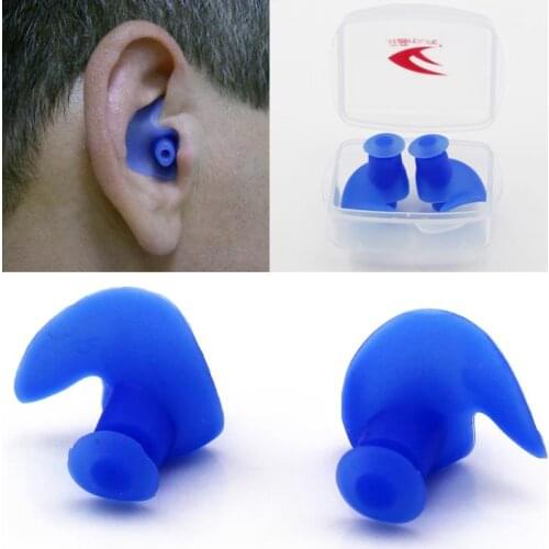 HOT Waterproof swimming Earplugs professional silicone swim earplugs adult swimmers children diving Soft Anti-Noise Ear plug