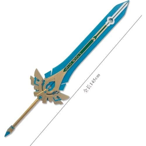 Game Genshin Impact Cosplay Sword The Pride of The Sky PVC Props Razor Chongyun Diluc Weapons for Halloween Carnival Fancy Party