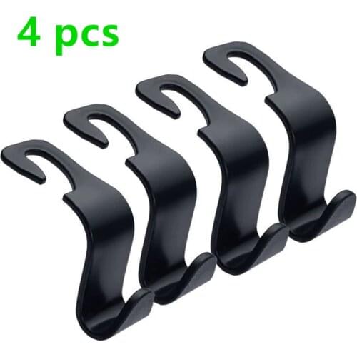 4pcs Car Seat Back Bag Hanger Hook for VW Golf 5 6 7 Jetta MK5 MK6 MK7 CC Tiguan Passat B6 b7 Scirocco New Touareg R line GTI