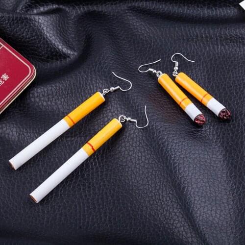 Fashion Harajuku Punk Dangle Earrings For Women New Cigarette Earrings Personality female earrings funny wholesale
