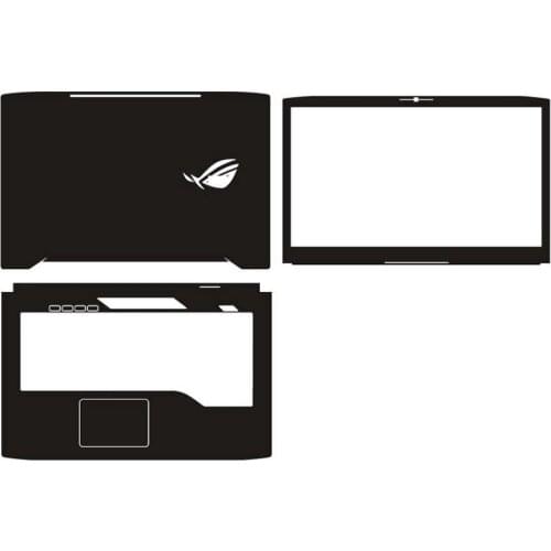 KH Laptop Sticker Skin Decals Cover Protector Guard for ASUS S7AM7700 ROG S7AM GL703