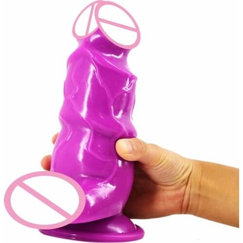 Huge Realistic Dildos With Suction Cup Real Penis Ribbed Stimulate Vagina Massage Anal Big Dildo Sex Toys For Women Masturbation