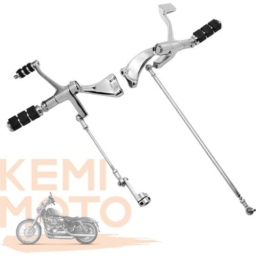Forward Controls Kit Foot Pegs Levers Linkage for Harley Sportster 883 1200 2014-2020 Aluminum Stainless Steel Left Right Front