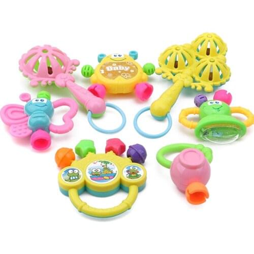 New Hot Cute Shape Infant Baby Toys Rattles Newborn Baby Developmental Baby Toys Good Gifts With High Quality