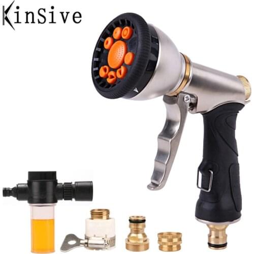 Garden Water Guns Hose Nozzle High Pressure Washer Household Car Sprayer Watering Gun Gardening Tools And Equipment Dropshipping