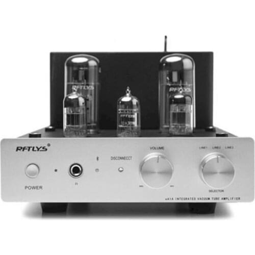 EA1A Bluetooth fever HIFI pure EL34 amplifier amp, 8W + 8W, frequency response 18Hz ~ 40KHz， distortion: ≤1.2