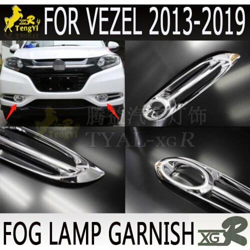 Xgr front fog lamp cover bumper garnish for VEZEL HRV 2013-2019