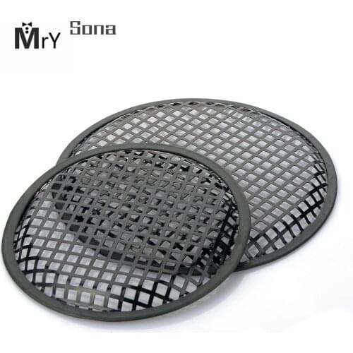 8"/10"/12" inch Loudspeakers Protective Mesh Cover Net Car Speakers Power Amplifier Decorative Circle Unit Net Sound Box Grille