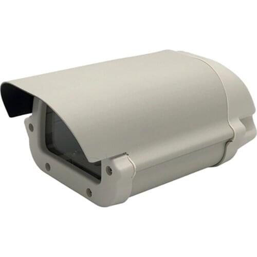 6inch CCTV Camera Box Clear Glass Outdoor Case Waterproof WITHOUT lens cutout kamera Housing Enclosure Aluminium Alloy Cover