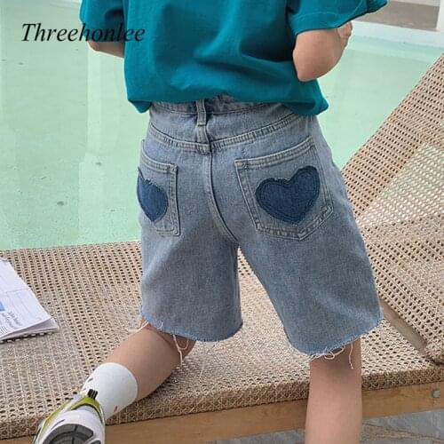 High Quality Womens Short Jeans 2021 Summer High Waist Trousers Casual Vintage Baggy Straight Femme Denim Short Pants