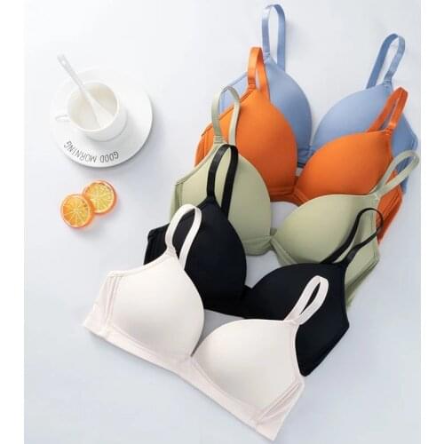 Women Bra Soft Wireless Sexy Lingerie Fashion Seamless Comfortable Breathable Bralette Female A B Cup Push Up Bras Underwear