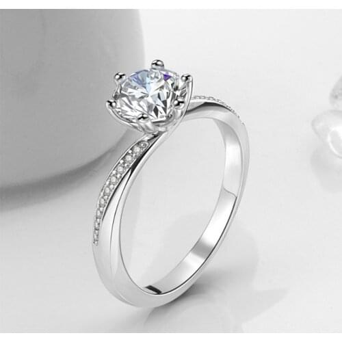VENTFILLE 925 Sterling Silver Ring uxury Real Solid Wedding Jewelry Rings Engagement For Women