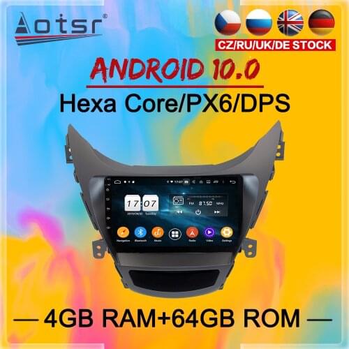 2 Din Touch IPS Screen Android 10 Car multimedia Player For Hyundai Elantra 2011 2012 2013 GPS Navi Audio Radio stereo head unit