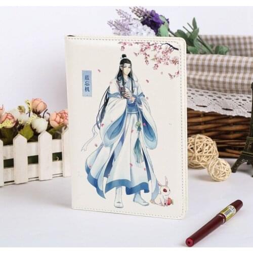 Anime Mo Dao Zu Shi Cosplay The Untamed Wei Wuxian Cosplay Lan Wangji Books Mdzs A5 Pu Notebooks School Gifts For Girls CS351