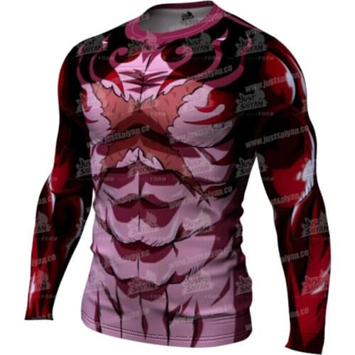 Cosplay Anime character Quick Dry Tight Fashion Tee Shirt 2021 Newest 3D Print Funny T-Shirt Men Long Sleeve Autumn Tops